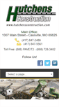 Mobile Screenshot of hutchensconstruction.com